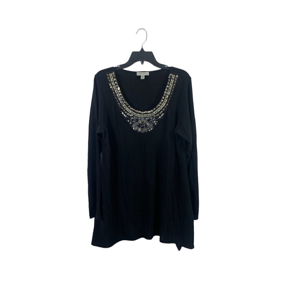 Dressbarn Women's Black Blouse